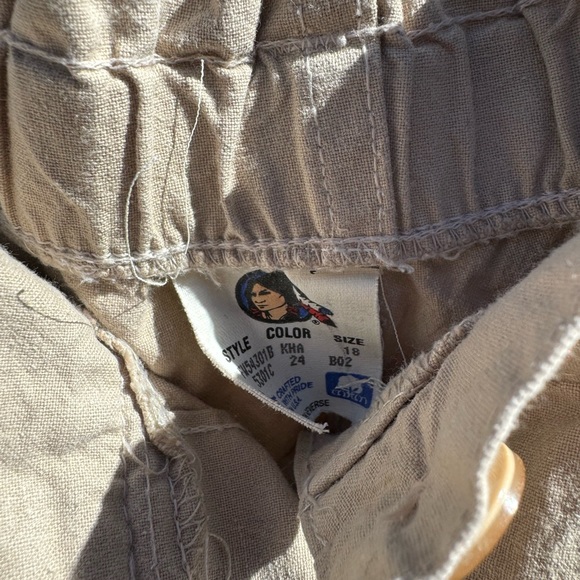 Vintage Khaki button front midi skirt - Picture 3 of 3